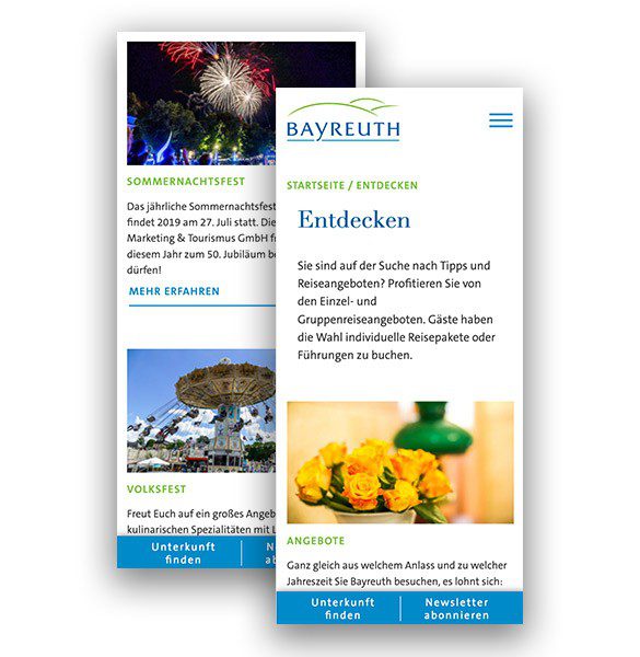 Bayreuth Tourismus Kundenreferenz Werbeagentur Naila Grafikdesign Webdesign Fotoshooting