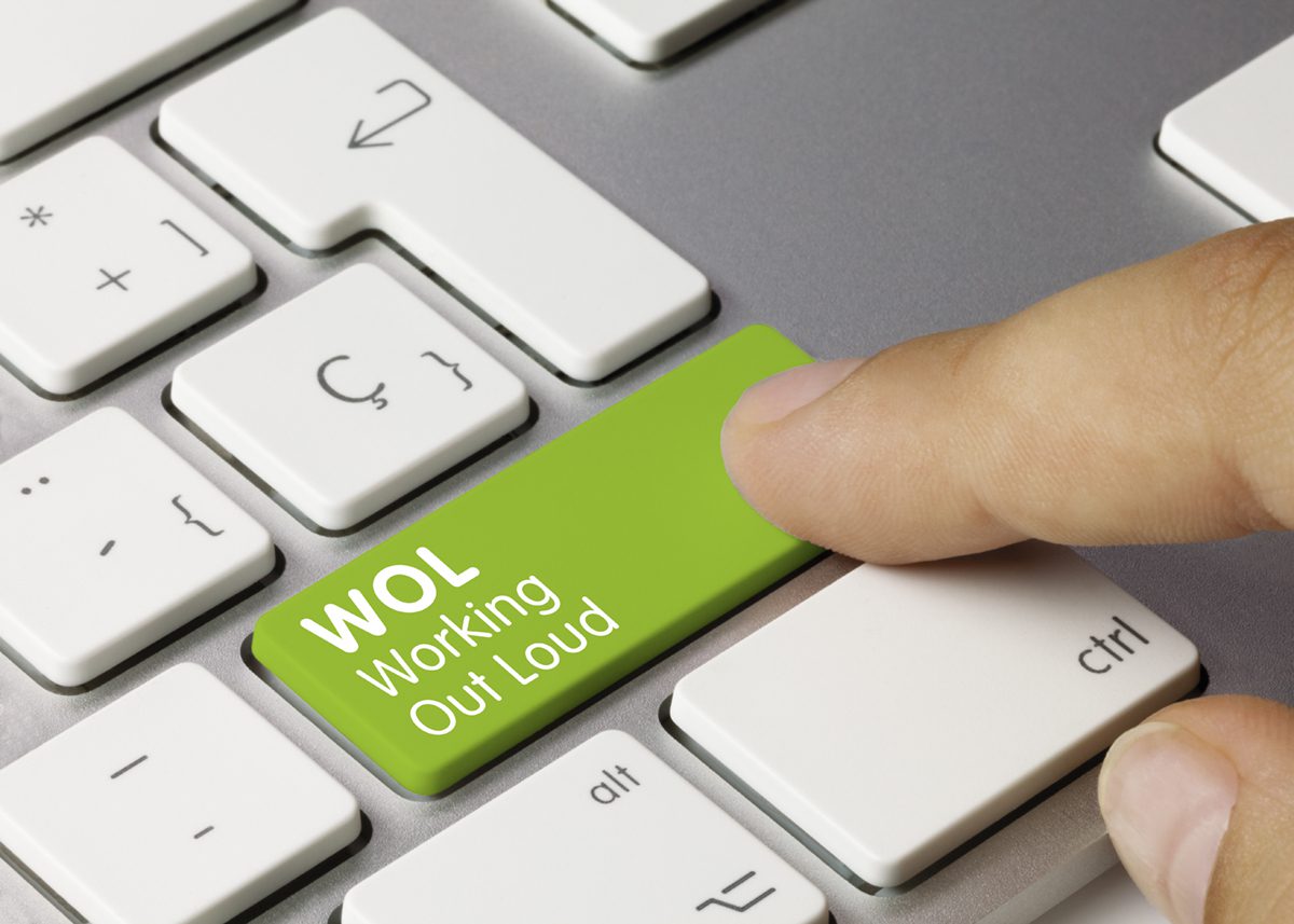 Working out loud MOYA Marketing Werbeagentur Naila Blog