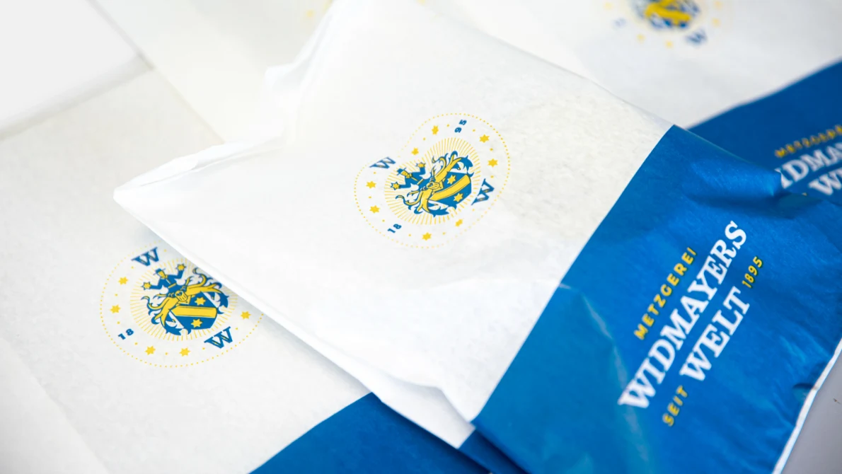 Metzgerei Widmayer Kundenreferenz Papiertüten